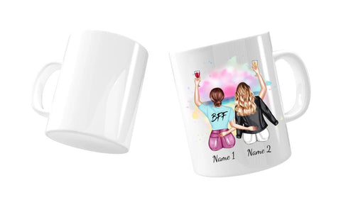 personaliseirte tasse beste freundin