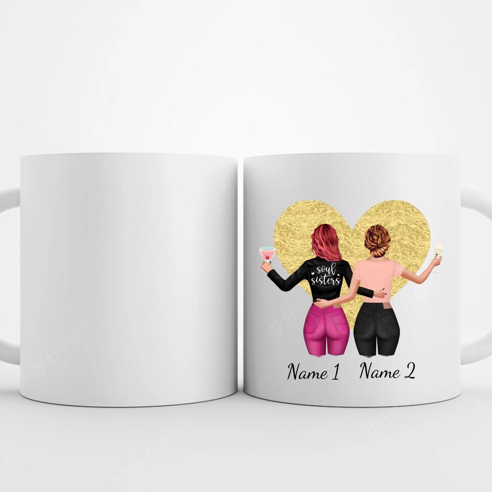 Tasse für Schwester