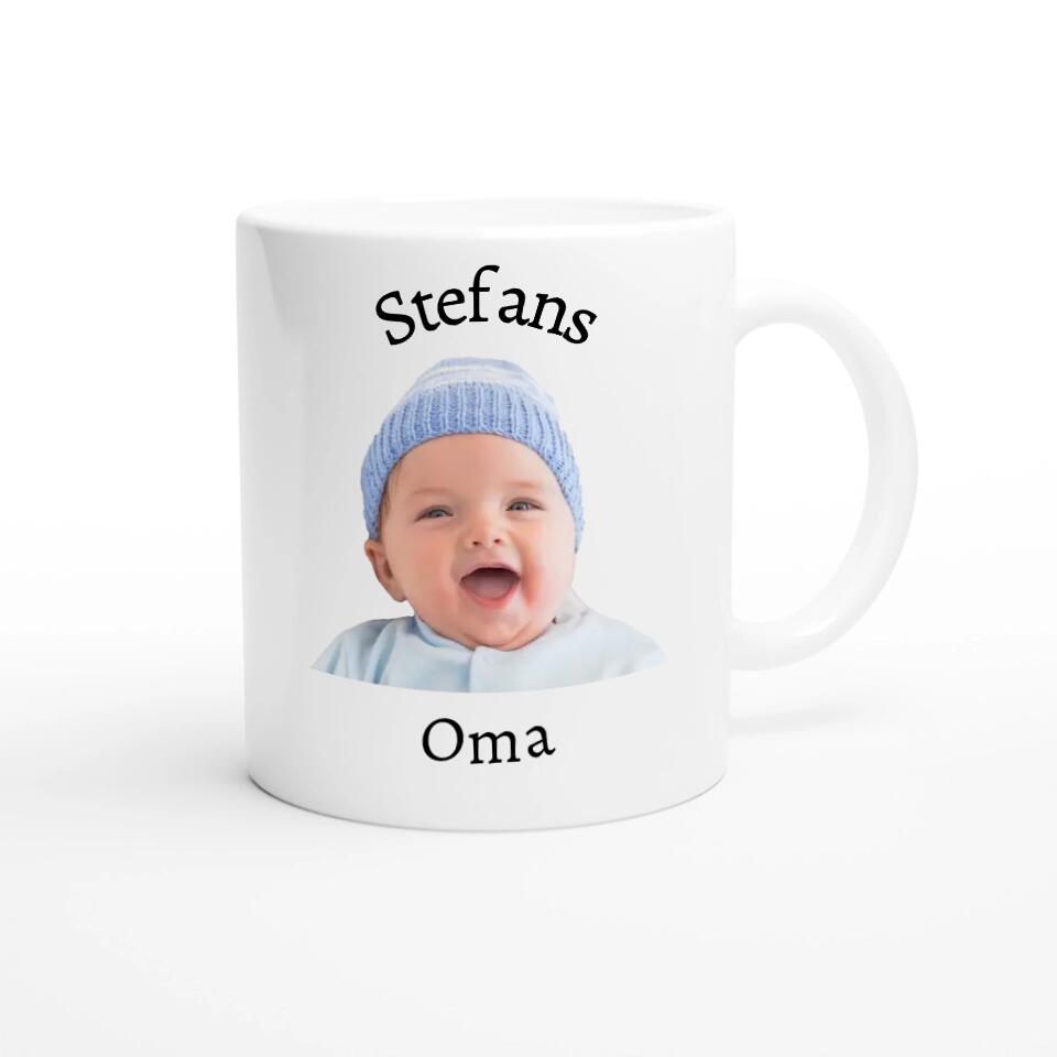 Kind und Oma Fototasse bedrucken lassen