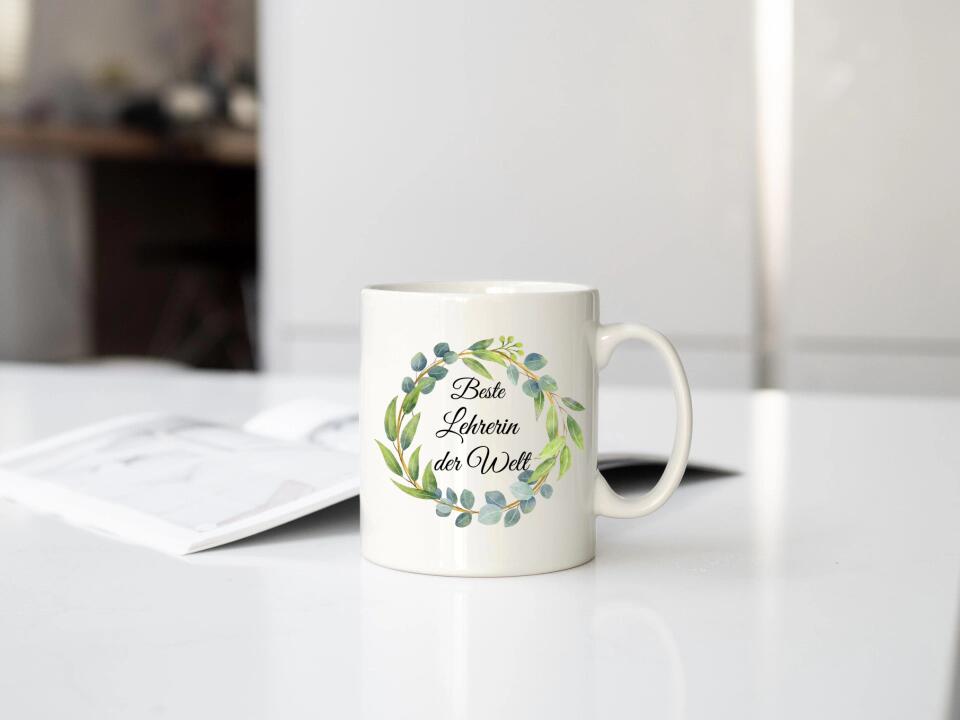 personalisierte tasse lehrerin