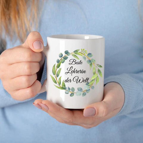 beste lehrerin tasse