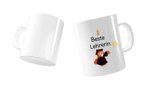 Tasse als Geschenk für Lehrer personalisieren