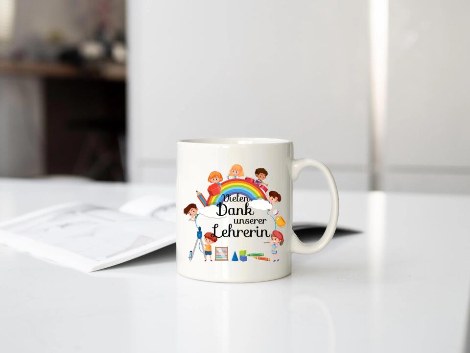 Abschied Geschenk Tasse Lehrerin