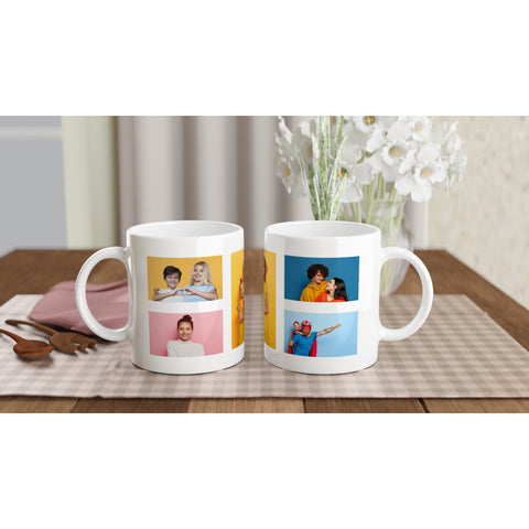 Fotocollage auf Tasse