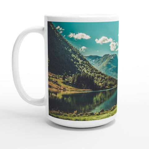 Panorama Bildform auf die Tasse bedruckt