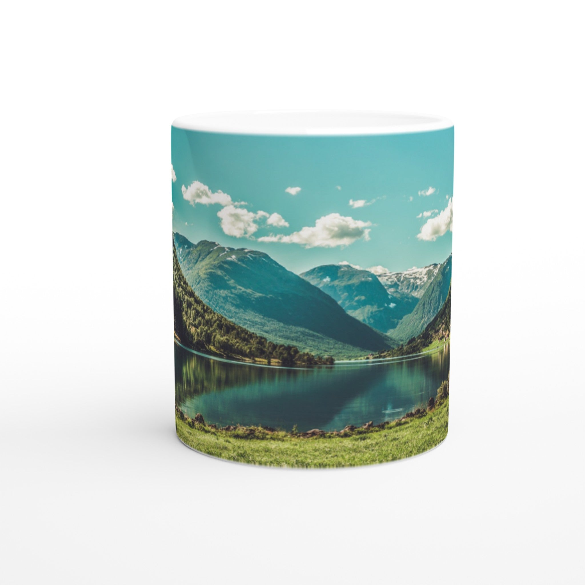Bildformat Panorama Tasse bedrucken, 330ml Fassungsvolumen