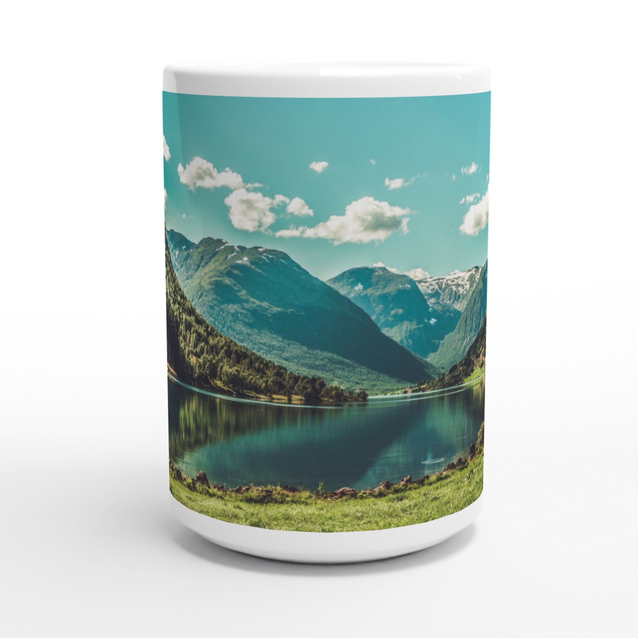 Tasse selbst gestalten mit Panorama Bildform