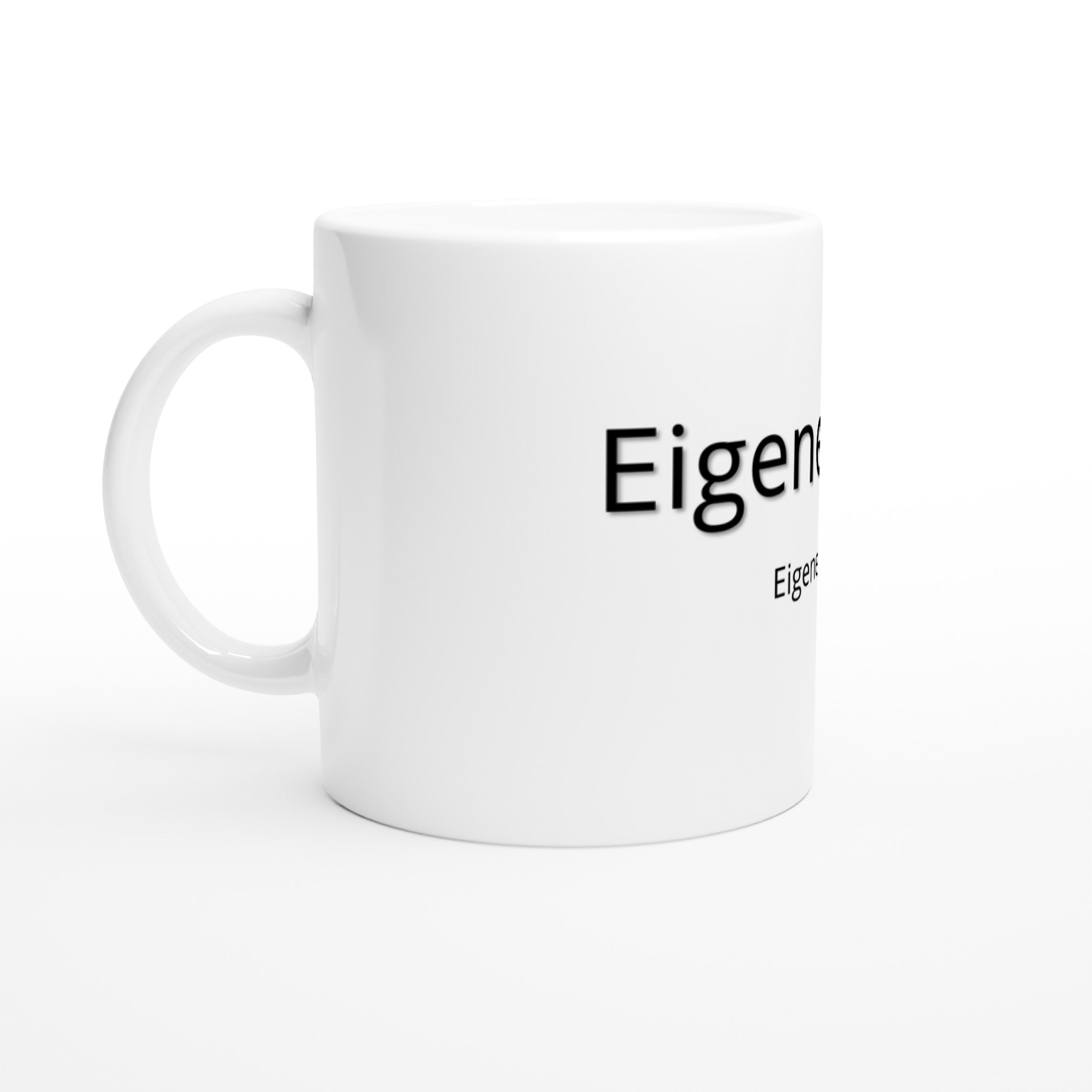 Tasse mit Text