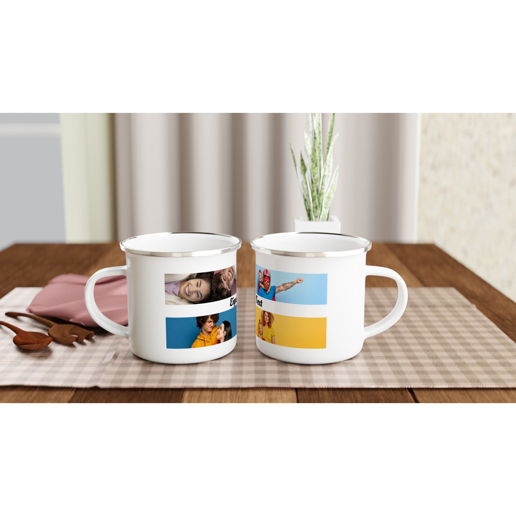 Emaille Tassen bedrucken