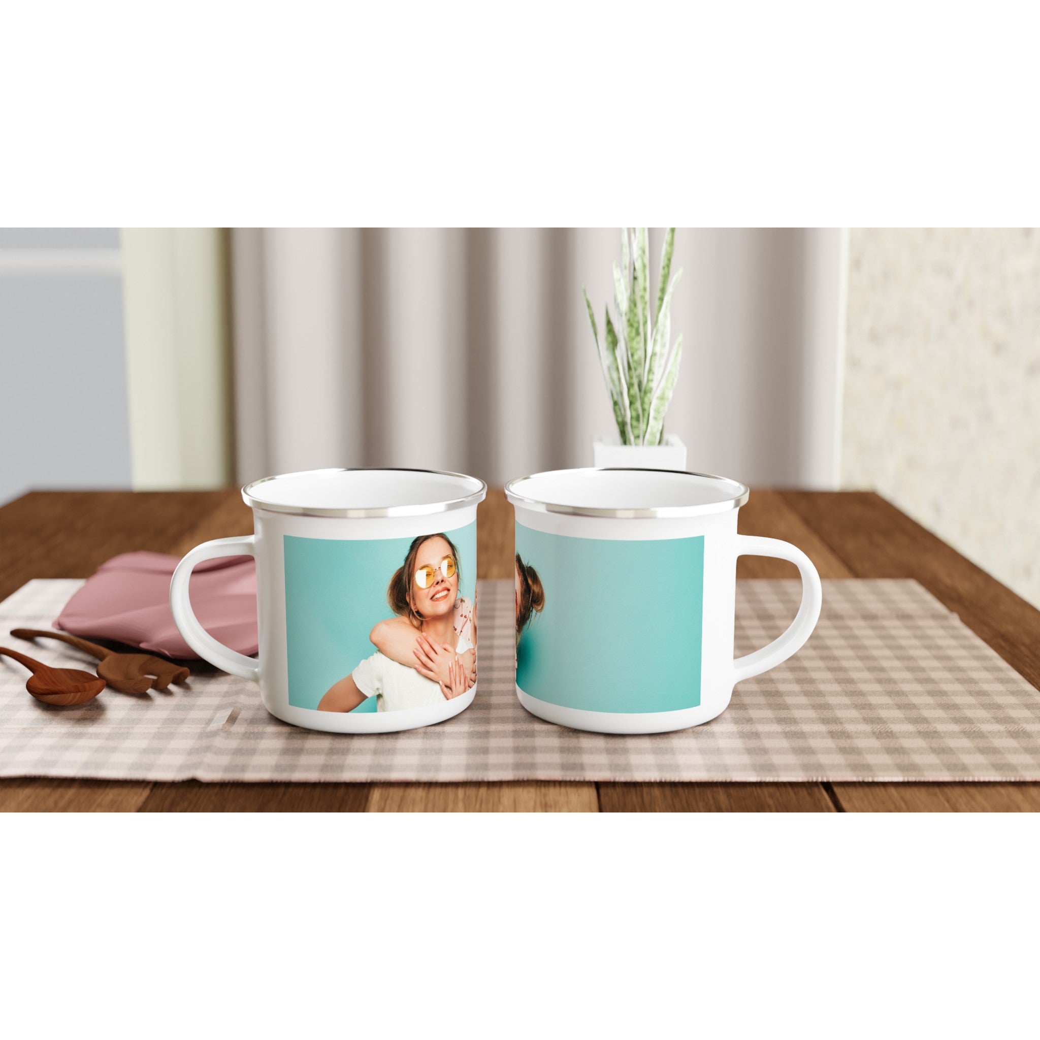 Emaille Tasse mit Foto