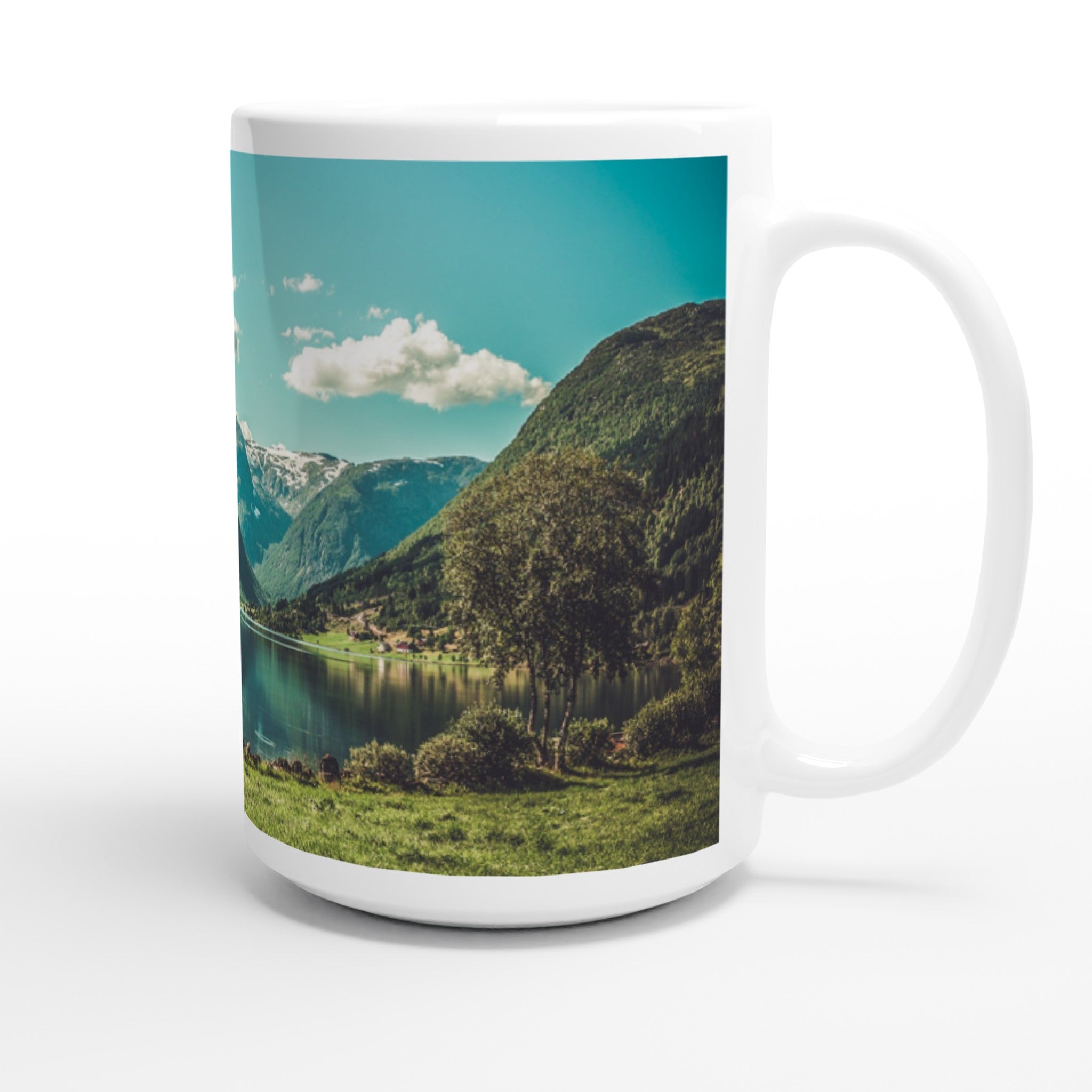 Panorama Bildform Tasse mit 440 ml Fassungsvolumen